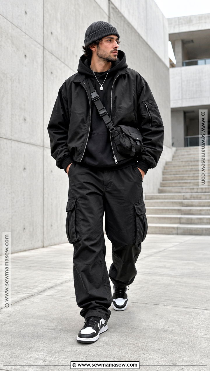Mens Fall Streetwear All Black Outfit - 15 Mens Fall Fashion Streetwear Ideas