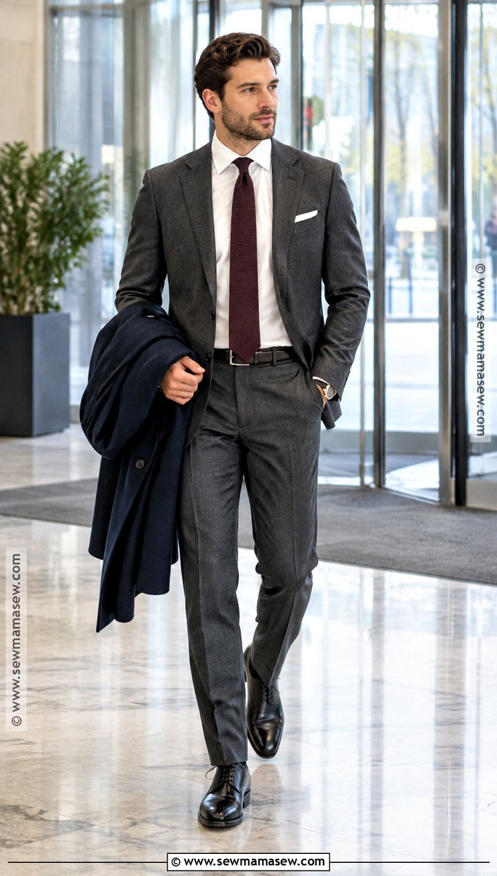 Mens Fall Suit and Tie Outfit - 15 Male Fashion Fall Ideas 2026
