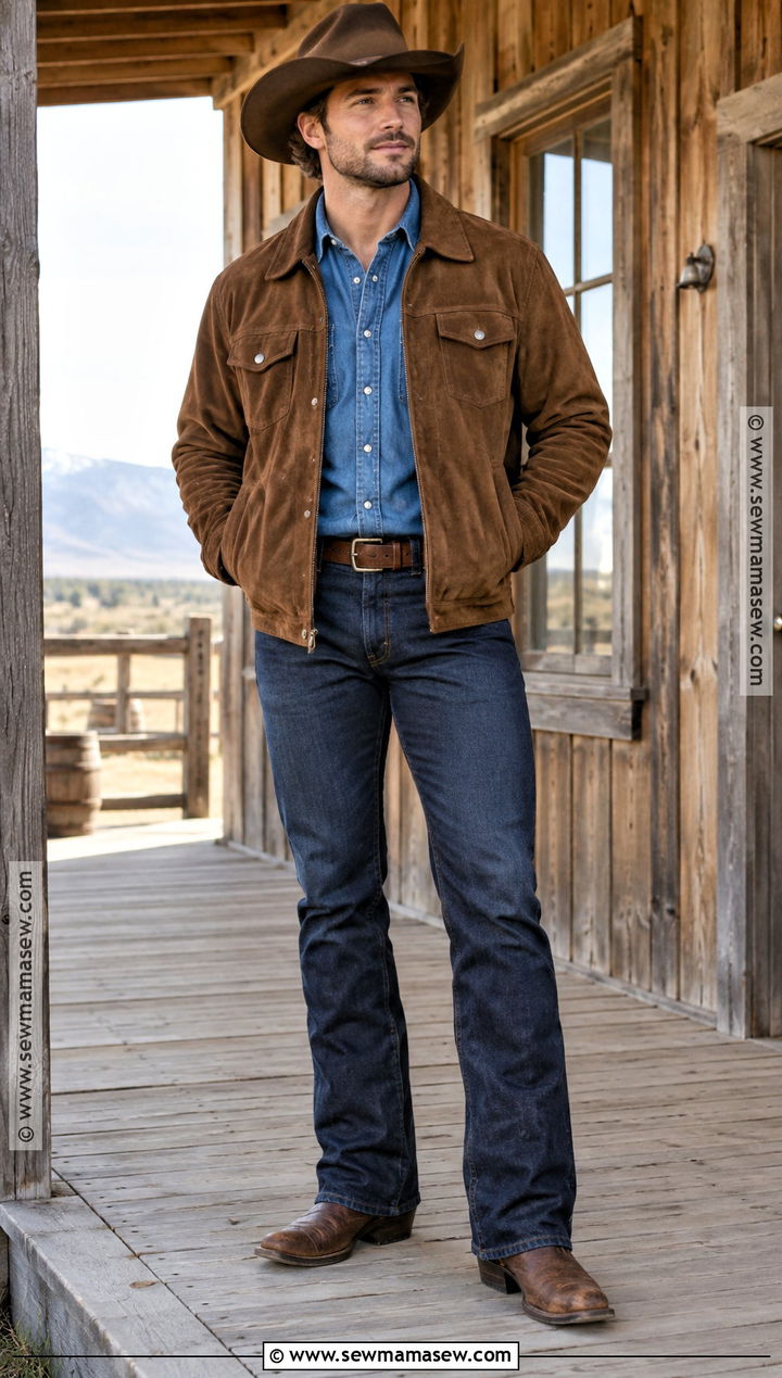 Mens Fall Western Denim Outfit - 15 Male Fashion Fall Ideas 2026