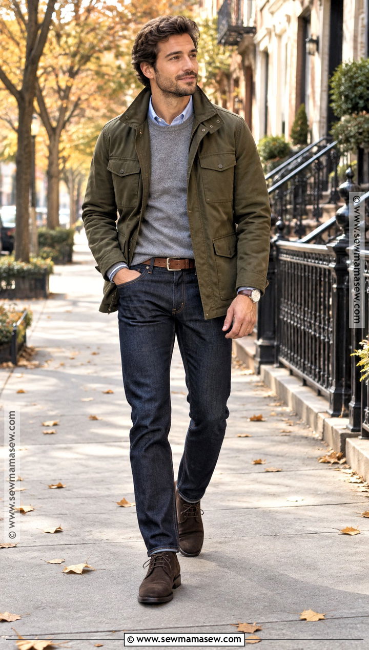 Mens Field Jacket Fall Outfit - 25 mens outfits fall