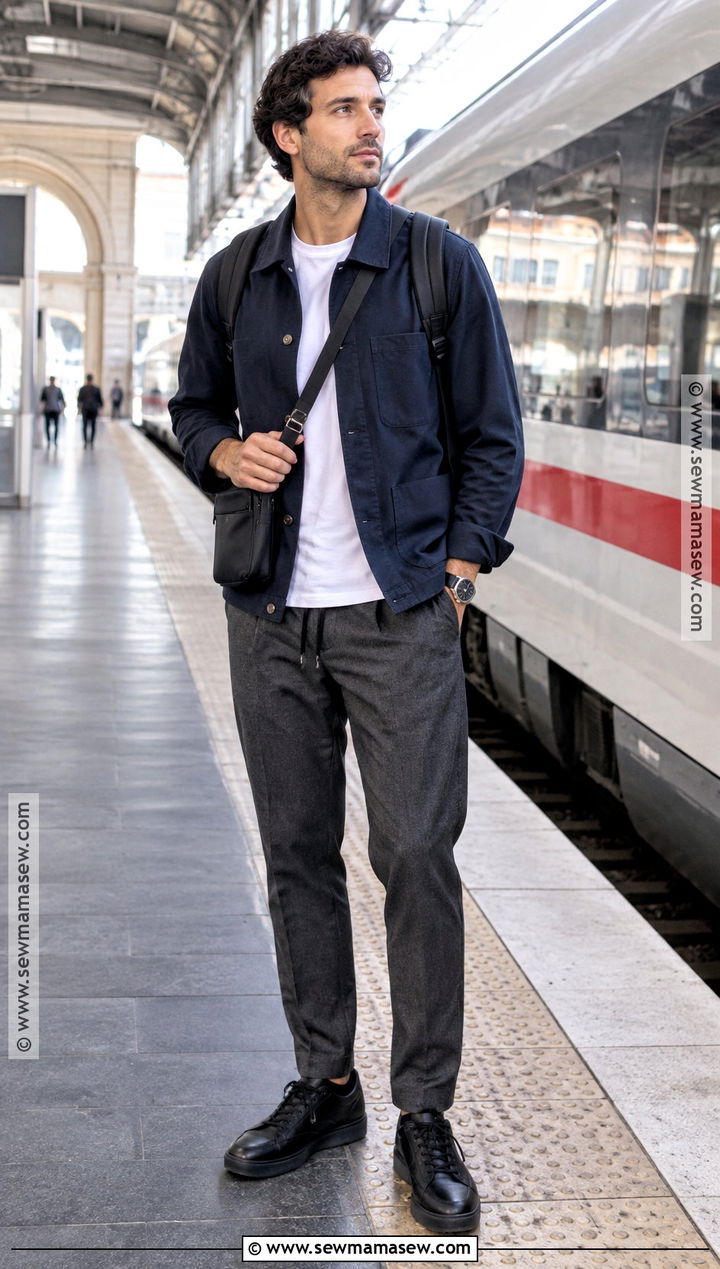 Mens Italy Fall Train Travel Outfit - 15 Mens Italy Vacation Outfits Fall