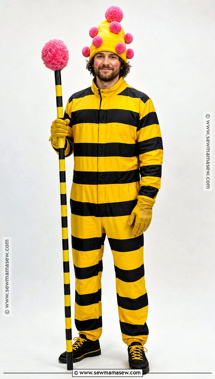Mens Lorax Tree Costume With Pom Pom Hat - 30 Lorax Tree Costume Ideas