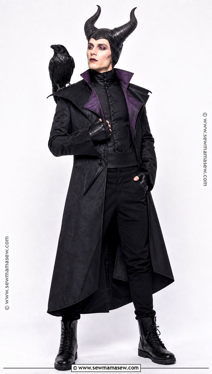 Mens Maleficent Costume With Long Black Coat - 50 maleficent costume ideas