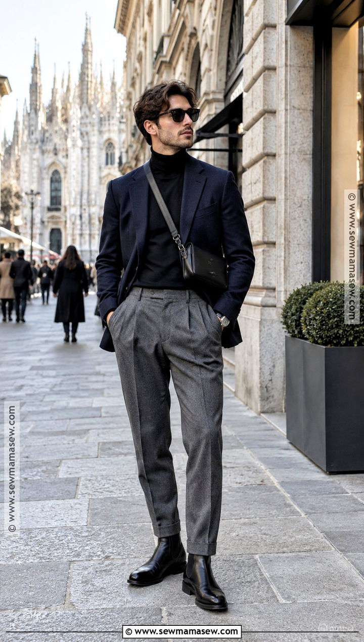 Mens Milan Fall City Outfit - 15 Mens Italy Vacation Outfits Fall