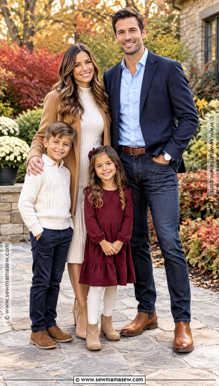Mens Navy Blazer With Dark Jeans - 15 mens fall family photo outfit ideas