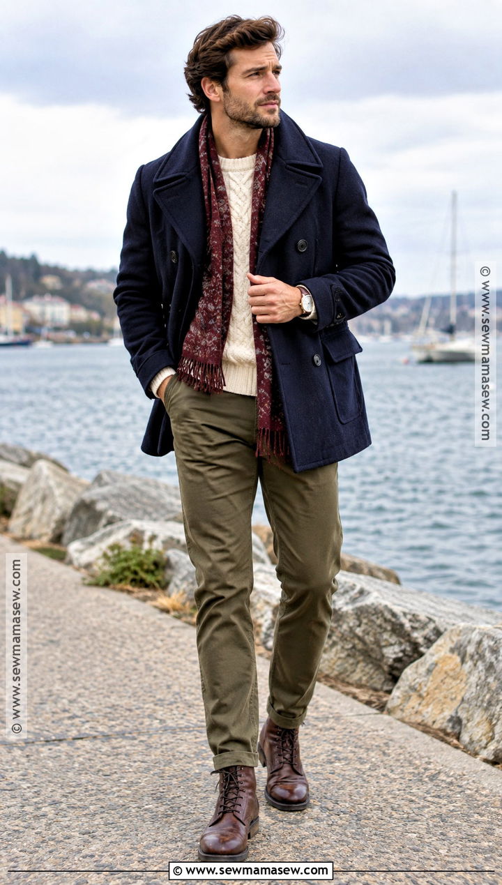 Mens Peacoat Fall Outfit - 25 mens outfits fall