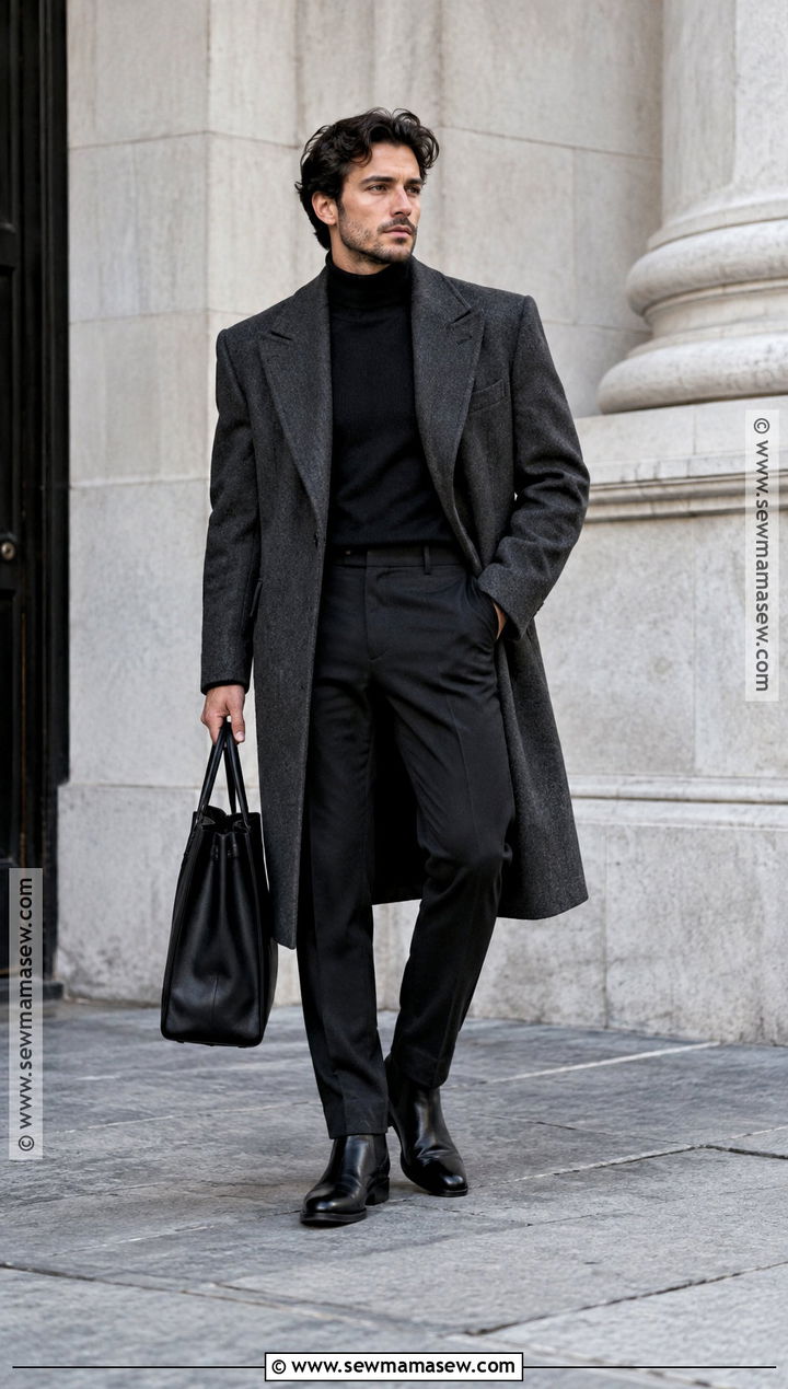 Mens Power Shoulder Coat Outfit - 15 fall 2026 mens fashion trends