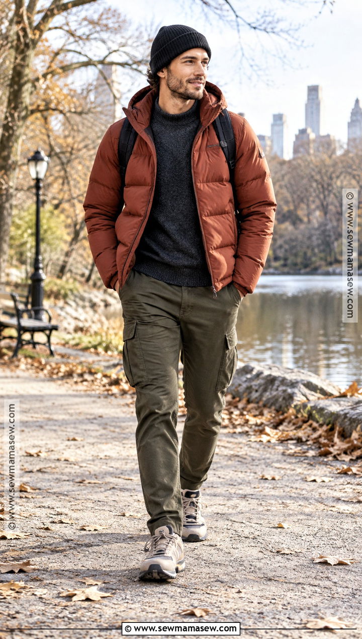 Mens Puffer Jacket Fall Outfit - 25 mens outfits fall