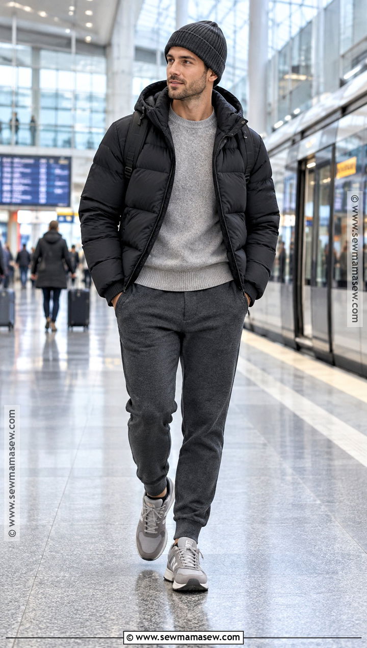 Mens Puffer Jacket With Knit Joggers - 25 mens clothing styles casual outfits for men autumn 2026