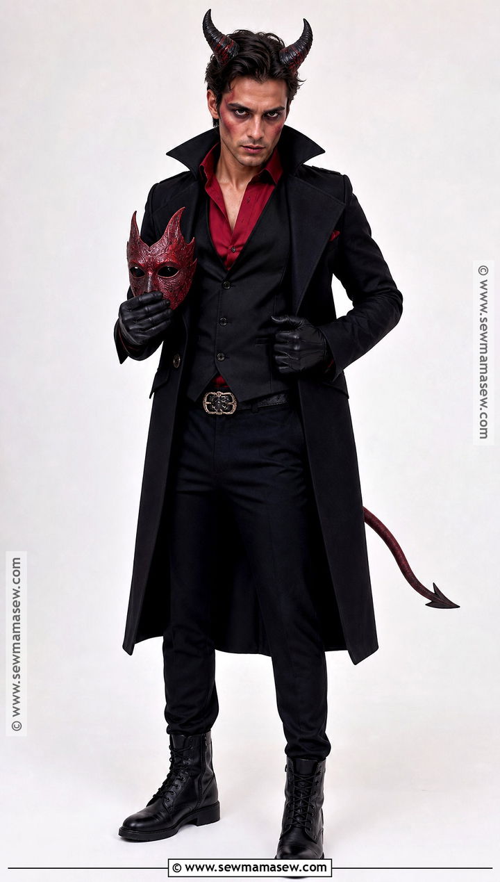 Mens Red And Black Demon Costume - 35 demon halloween costume ideas