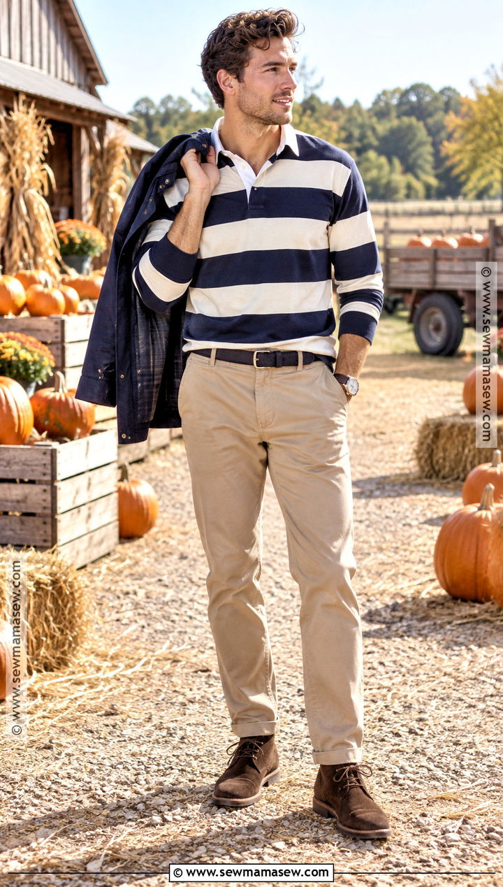 Mens Rugby Shirt Pumpkin Patch Outfit - 20 men pumpkin patch outfit ideas
