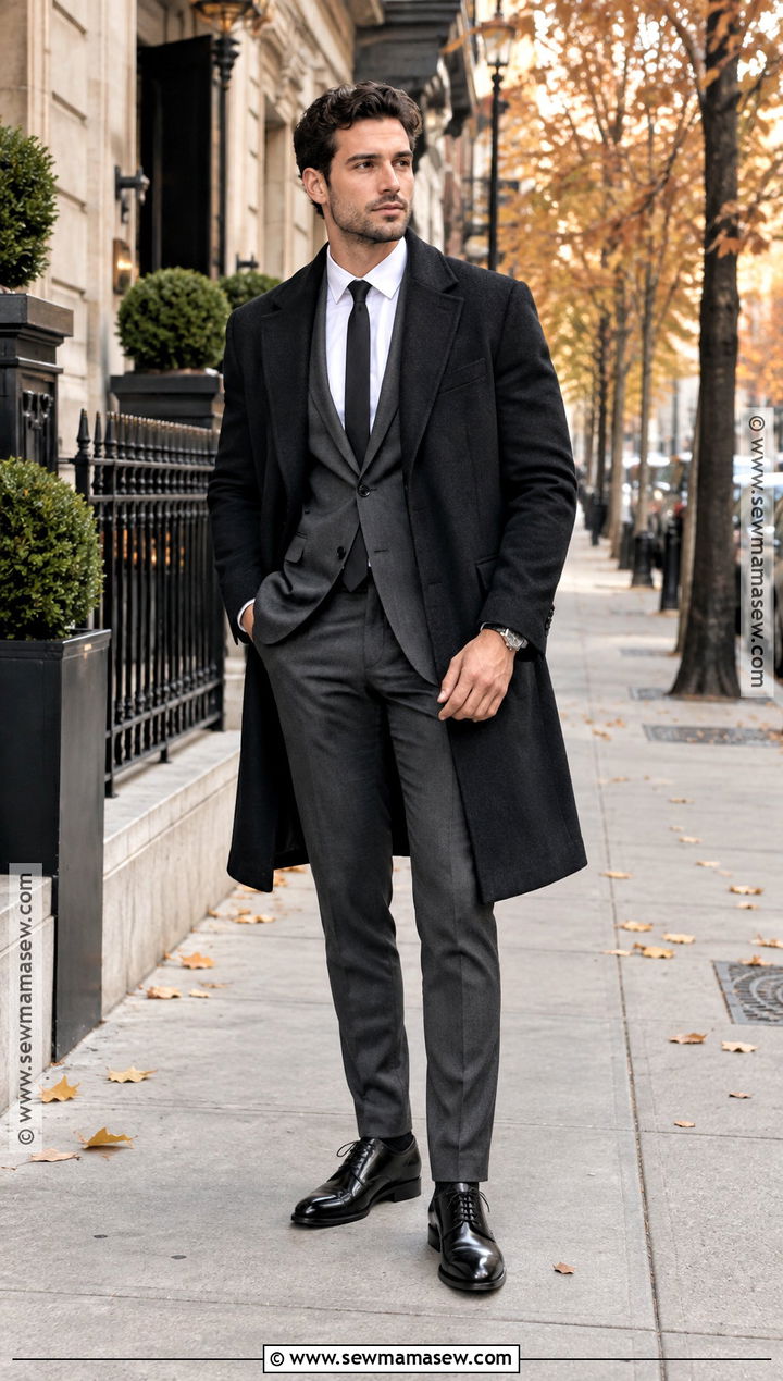 Mens Slim Suit And Tie Outfit - 15 Mens Fall 2026 Fashion Ideas