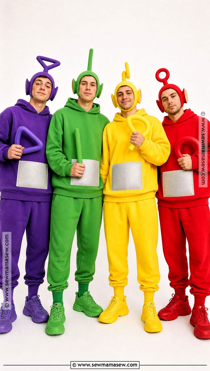 Mens Teletubbies Group Costume - 40 teletubbies costume ideas