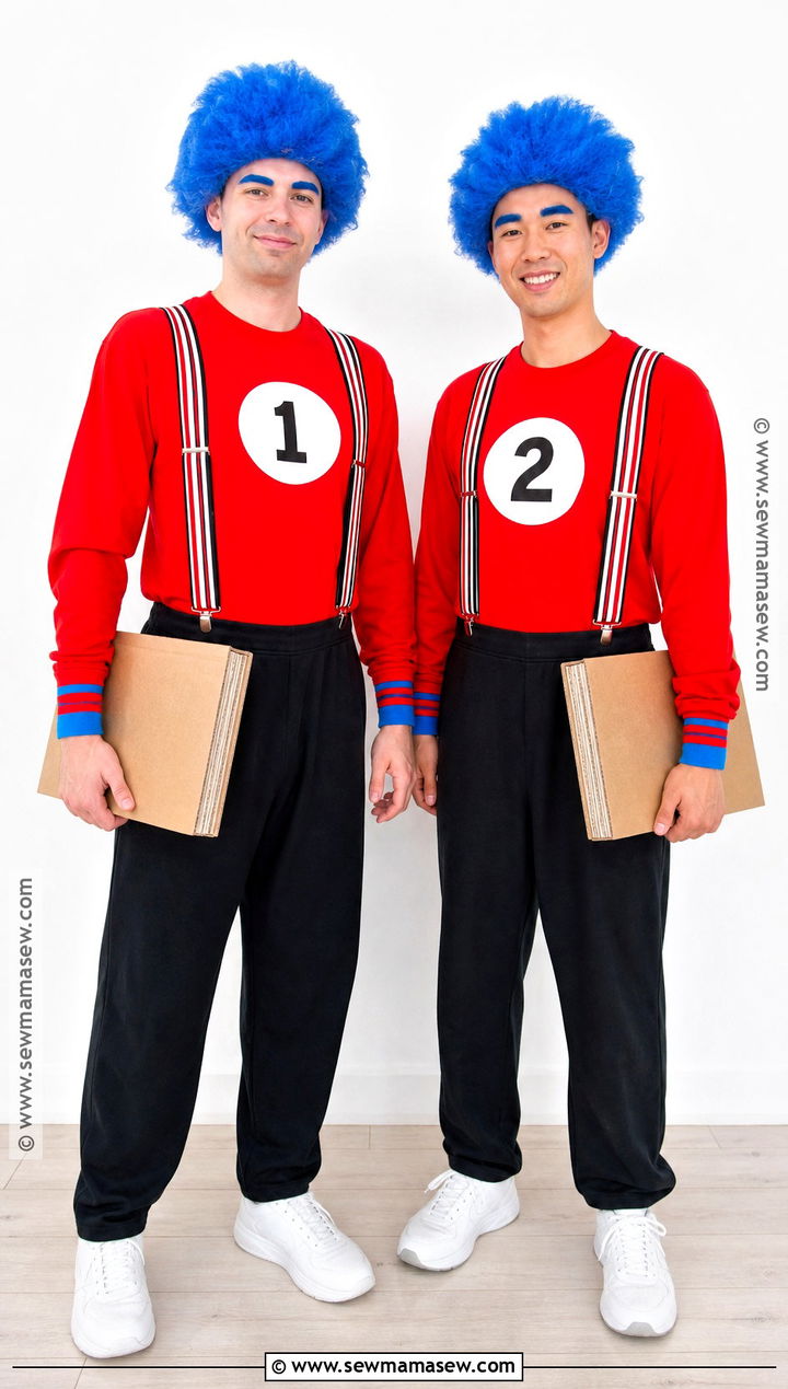Mens Thing One And Thing Two Costume - 40 thing one and thing two costumes