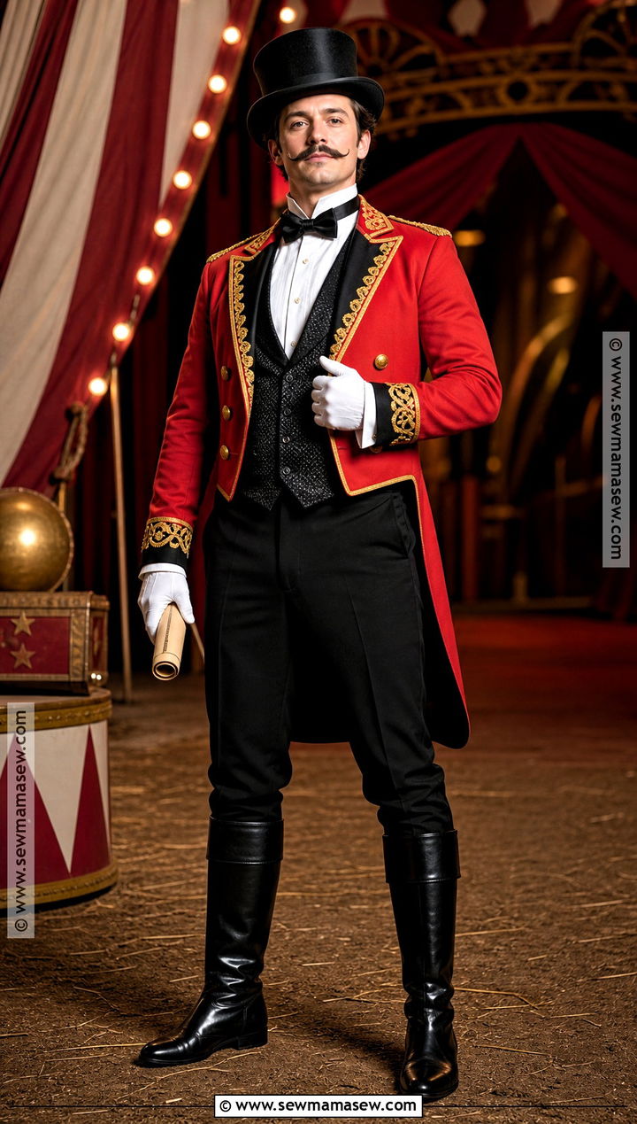 Mens Traditional Circus Ringmaster Costume - 30 circus ringmaster costume ideas