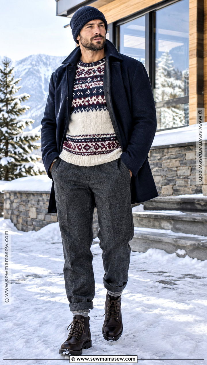 Mens Winter Ski Sweater Outfit - 15 mens outfits fall winter