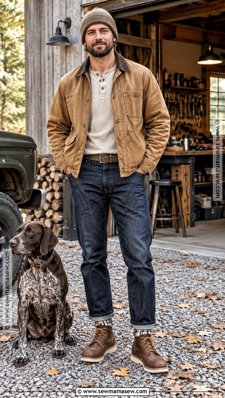 Mens Workwear Jacket Fall Outfit - 25 mens outfits fall