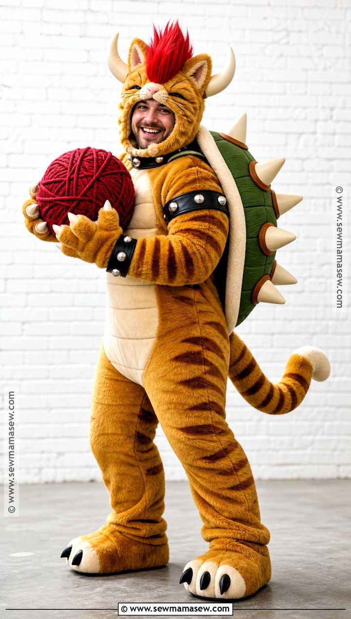 Meowser Cosplay With Cat Suit - 30 bowser cosplay ideas