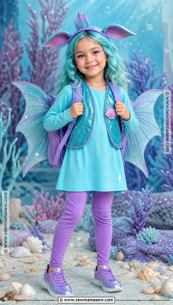 Mer Pup Coral Halloween Costume - 30 paw patrol halloween costume ideas