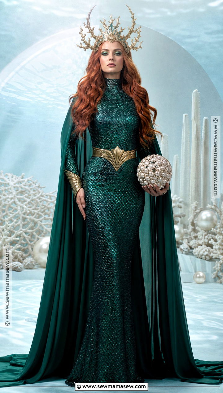Mera Sea Queen Costume - 30 red head halloween costumes for women