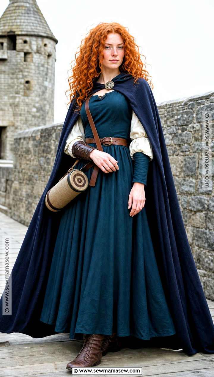 Merida Costume With Navy Cape - 30 merida brave costume ideas