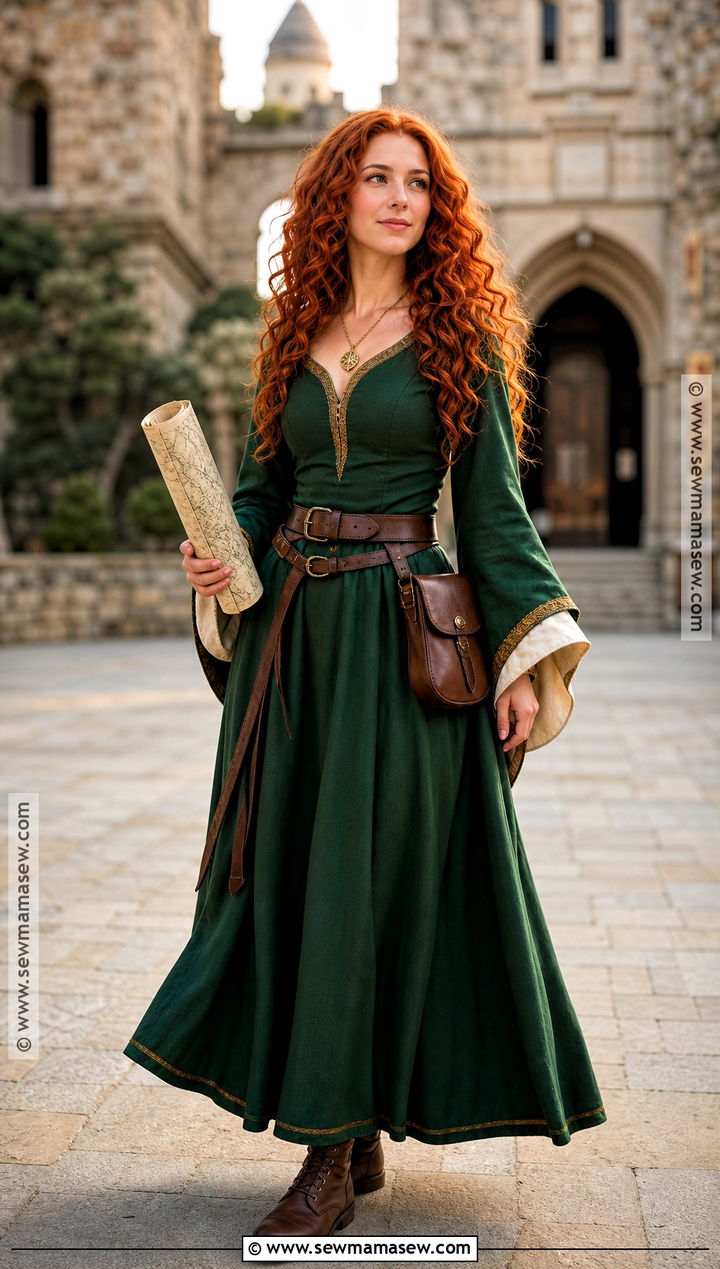 Merida Costume With Red Curly Hair - 30 halloween costumes for curly hair