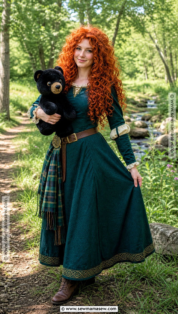 Merida Green Adventure Cosplay - 35 Princess Cosplay Ideas