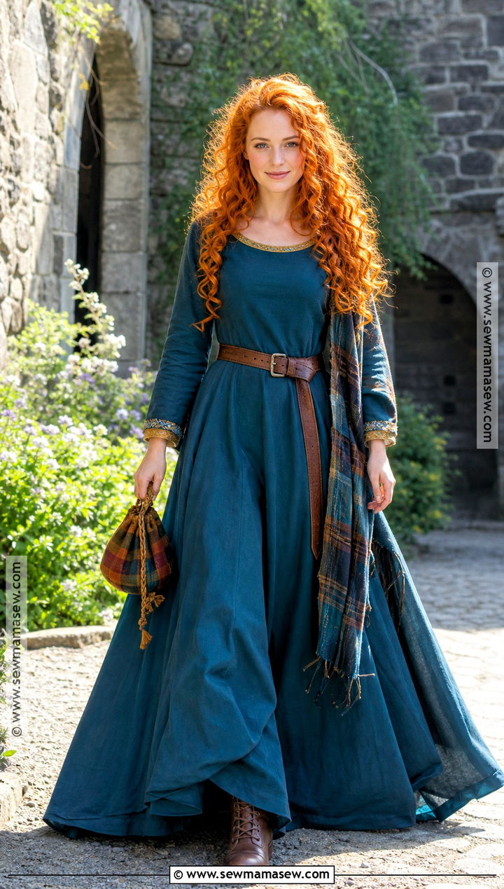 Merida Highland Princess Costume - 30 red hair halloween costumes ideas