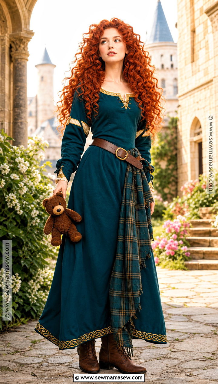 Merida Princess Costume - 30 red hair halloween costume ideas