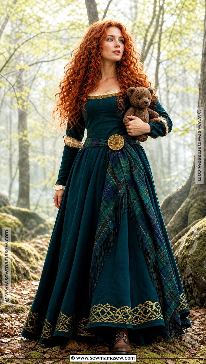 Merida Princess Costume - 30 characters with red hair costumes