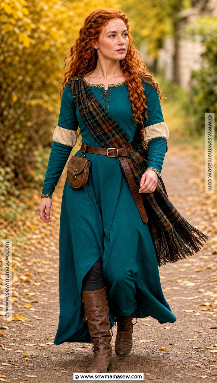 Merida Riding Costume With Brown Boots - 30 Merida Halloween Costume Ideas