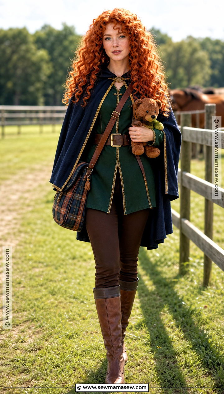 Merida Riding Costume - 30 Disney Princess Costume Ideas
