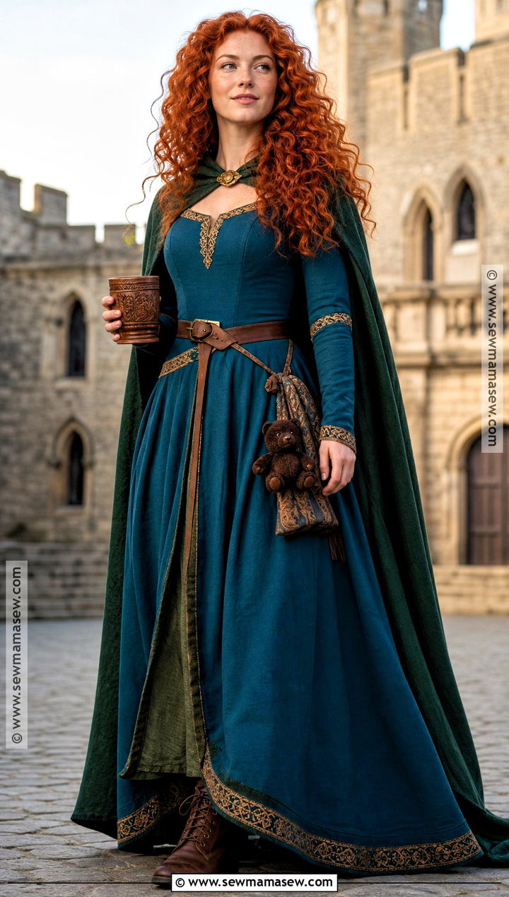 Merida Scottish Princess Costume - 30 costume princess ideas