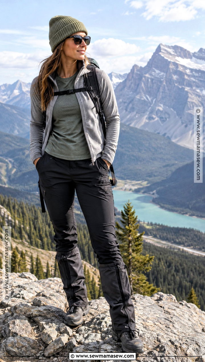 Merino Base Layer and Softshell Pants Banff Outfit - 15 banff hiking outfit fall ideas