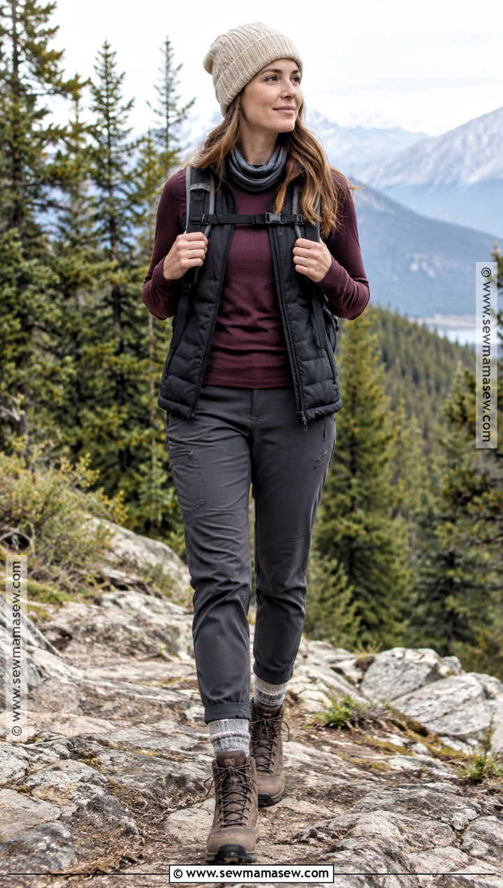 Merino Wool Fall Hiking Outfit - 25 fall hiking outfits for women