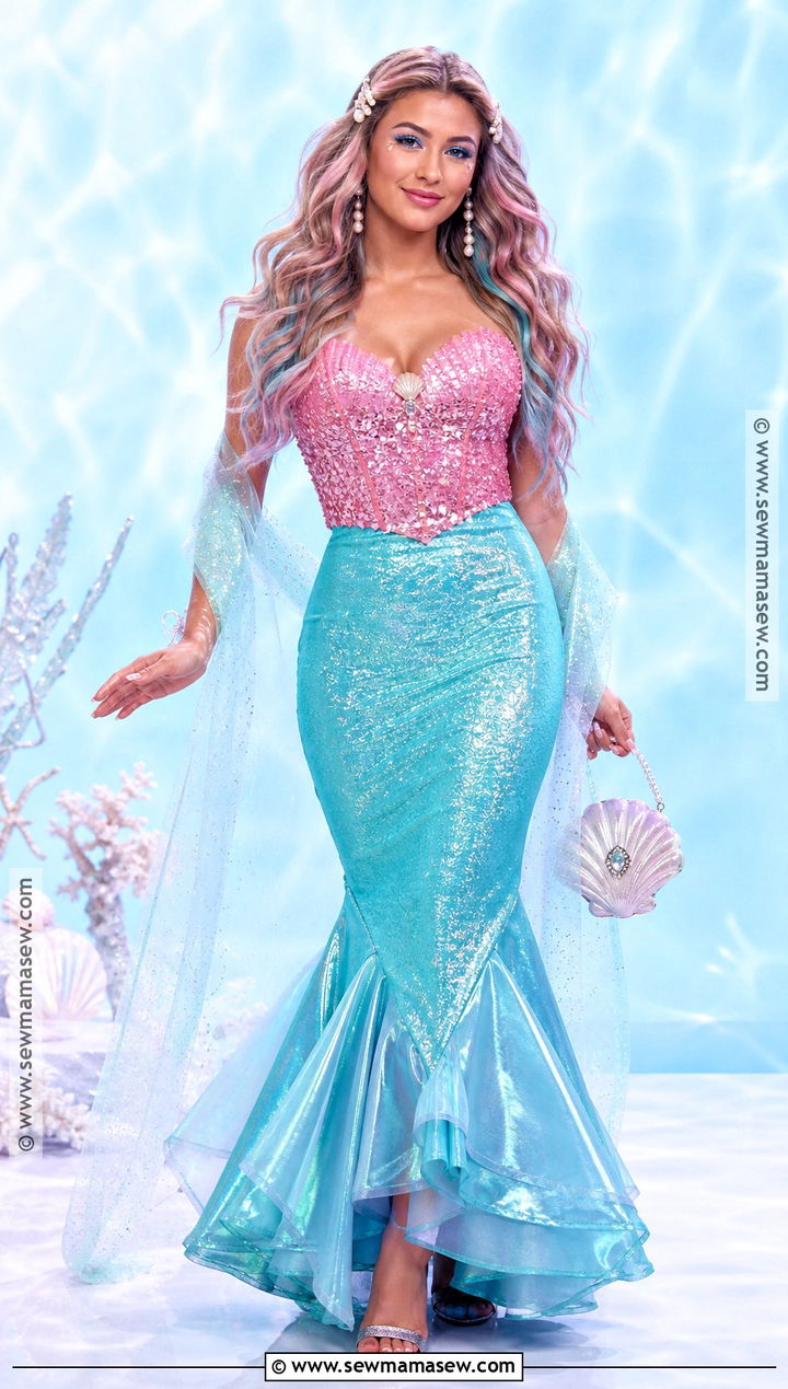Mermaid Barbie Costume - 30 barbie halloween costume ideas