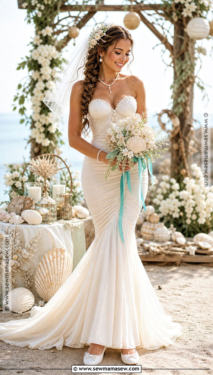 Mermaid Bride Costume - 35 Mermaid Costumes