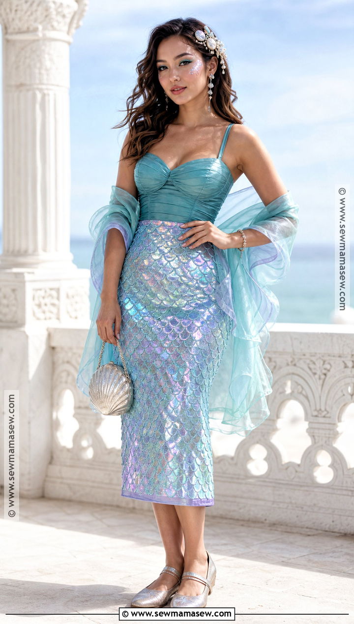 Mermaid Costume - 40 simple costumes