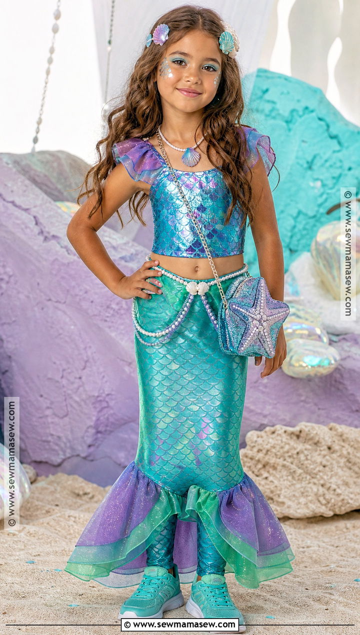 Mermaid Costume For Girls - 45 girl halloween costumes