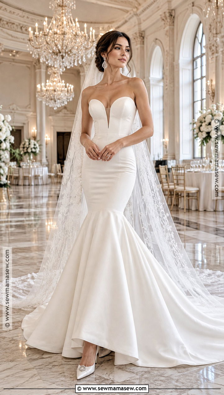 Mermaid Fall Wedding Dress - 20 wedding dresses fall