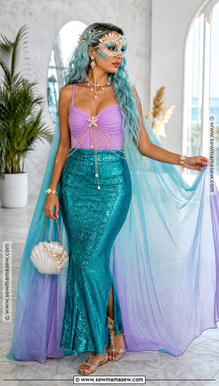 Mermaid Masquerade Costume - 35 masquerade halloween costumes
