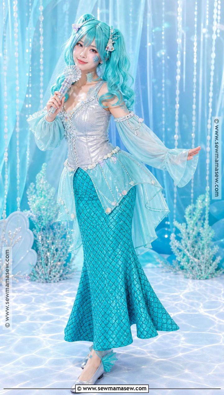 Mermaid Miku Cosplay Costume - 45 miku cosplay ideas
