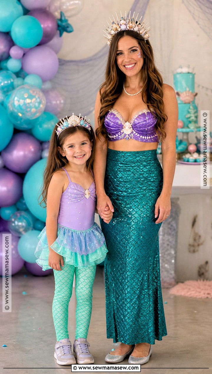 Mermaid Mother And Daughter Costume - 35 Mermaid Costumes