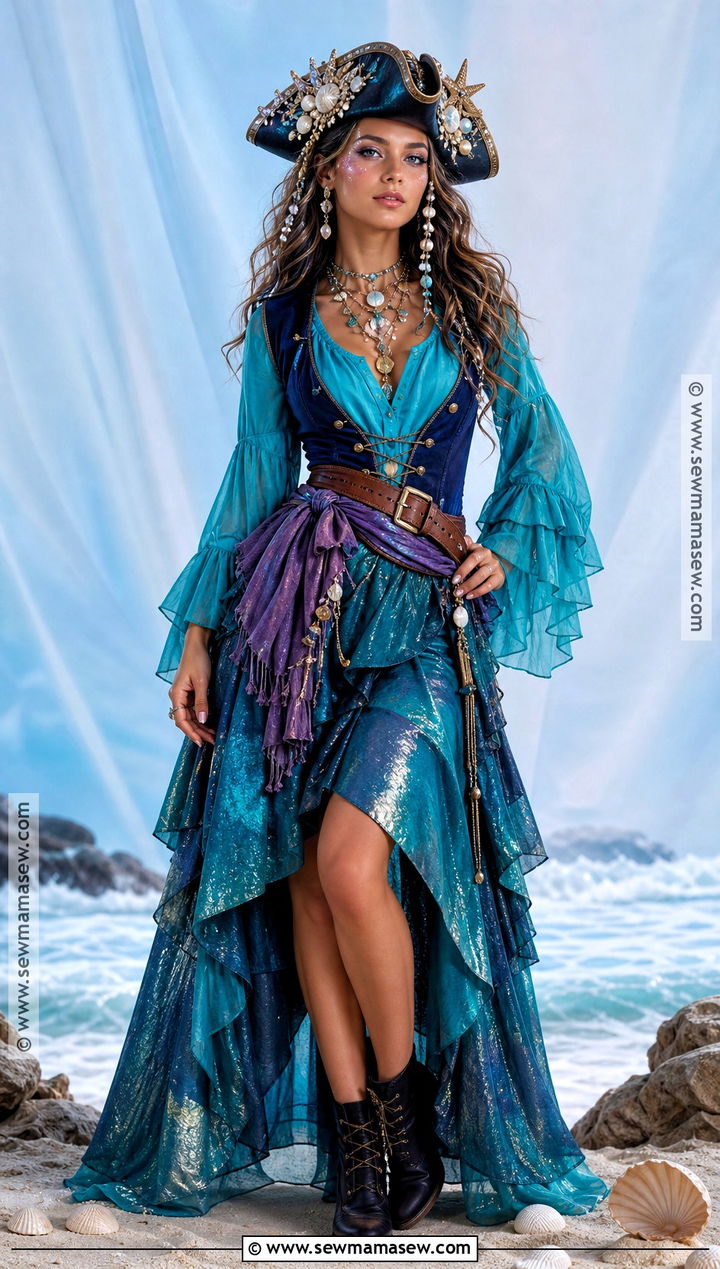 Mermaid Pirate Costume - 50 pirate costume ideas for women