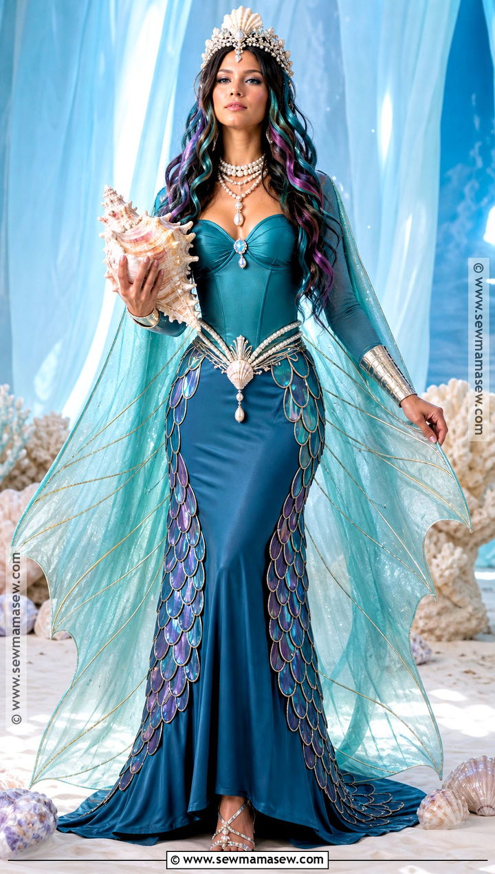 Mermaid Princess Costume - 30 costume princess ideas