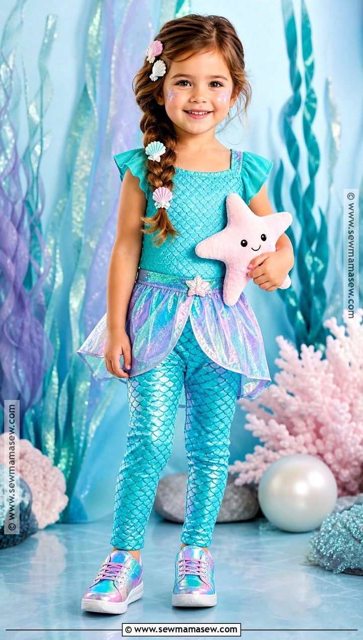 Mermaid Toddler Costume - 30 halloween toddler costumes