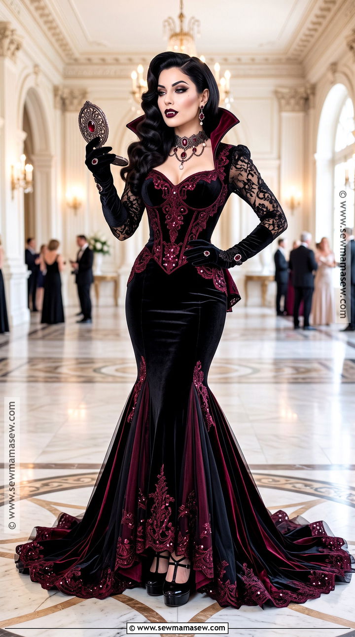 Mermaid Vampire Dress - 45 vampire dress ideas