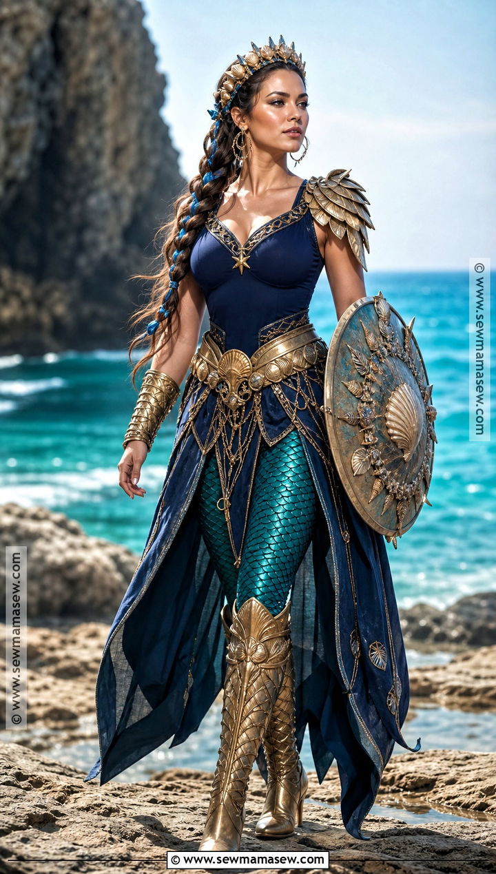 Mermaid Warrior Costume - 35 Mermaid Costumes