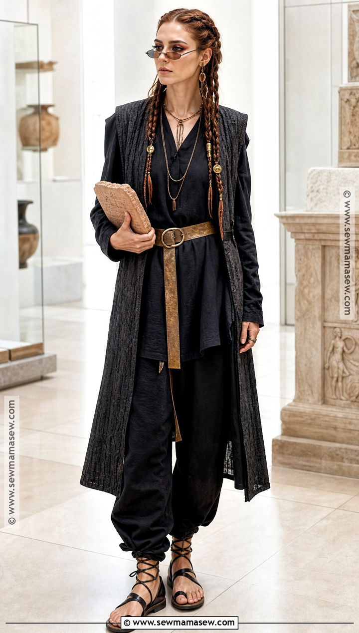 Mesopotamian Crowley Cosplay With Braided Hair - 30 crowley cosplay ideas