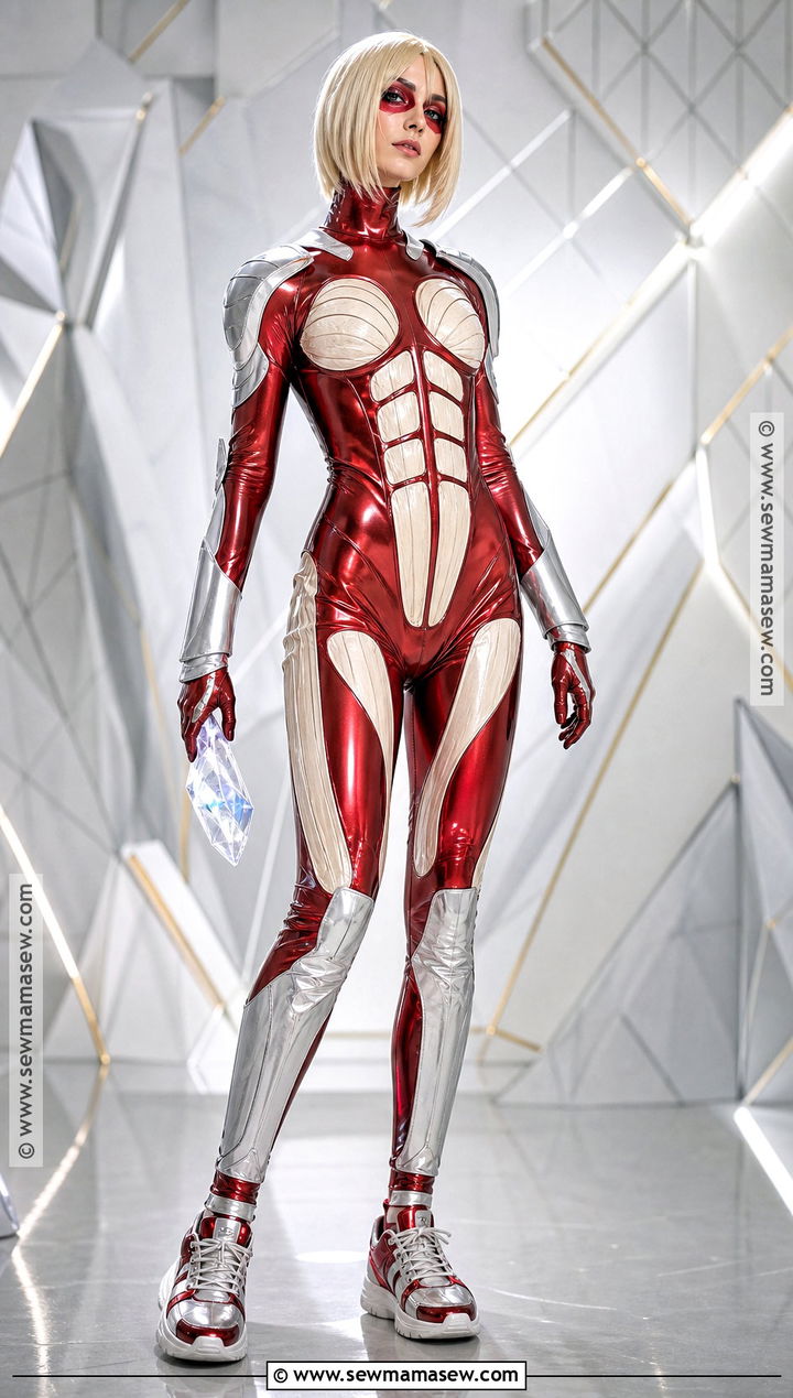 Metallic Female Titan Costume - 30 female titan costume ideas